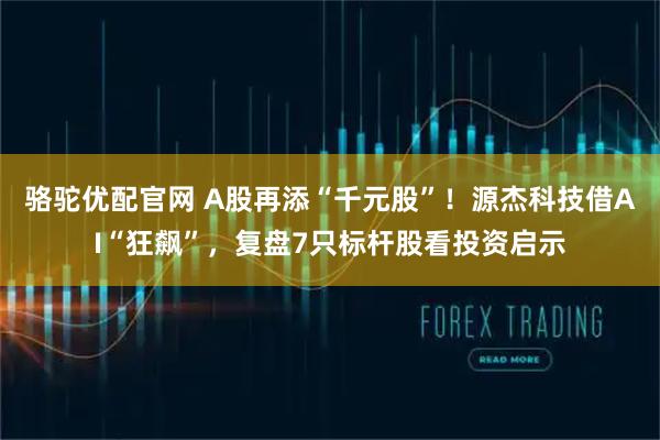 骆驼优配官网 A股再添“千元股”！源杰科技借AI“狂飙”，复盘7只标杆股看投资启示